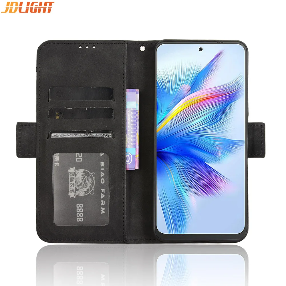Кожаный чехол-кошелек для Blackview Shark 9 откидная крышка с магнитной книгой держатель