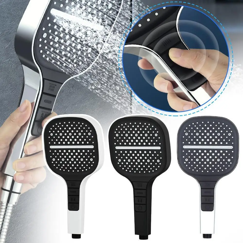 7Mode Adjustable Shower Head Water Saving Piano High Pressure Shower One-key Stop Water Massage Home Shower Bathroom Accessories
7Mode Adjustable Shower Head Water Saving Piano High Pressure Shower One-key Stop Water Massage Home Shower Bathroom Accessories