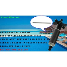 for Summer Waves SFX1000 SFX600 RX600 Pool Pump Stainless Steel Shaft Pin/Rod Ceramic Shaft Inside The Pump Replace Part
