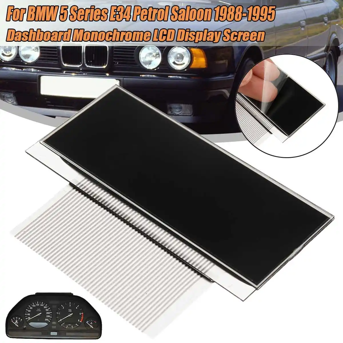Спидометр с ЖК-дисплеем для BMW 5 Series E34 бензиновый седан 1988-1995 ремонт приборного кластерного датчика спидометра
Спидометр с ЖК-дисплеем для BMW 5 Series E34 бензиновый седан 1988-1995 ремонт приборного кластерного датчика спидометра