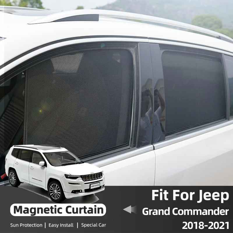 Магнитная сетчатая занавеска для JEEP Grand Commander 2018, солнцезащитный козырек на лобовое стекло автомобиля, УФ-защита, солнцезащитный козырек
Магнитная сетчатая занавеска для JEEP Grand Commander 2018, солнцезащитный козырек на лобовое стекло автомобиля, УФ-защита, солнцезащитный козырек