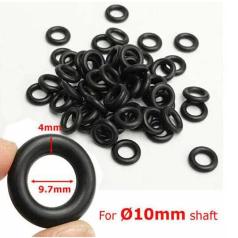 

30 Pcs Of Tire Changer Pedal Parts 9.7x4 MM Air Control Valve Rubber Sealing O-Ring Accessories NEW