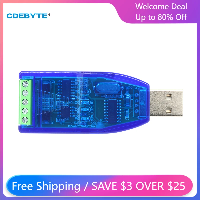E810-RS-U01 CH340 USB to RS485/RS232 Serial Communication Converter Adapter IoT Industrial Grade TTL Module TVS Radio PLC PLAM
E810-RS-U01 CH340 USB to RS485/RS232 Serial Communication Converter Adapter IoT Industrial Grade TTL Module TVS Radio PLC PLAM