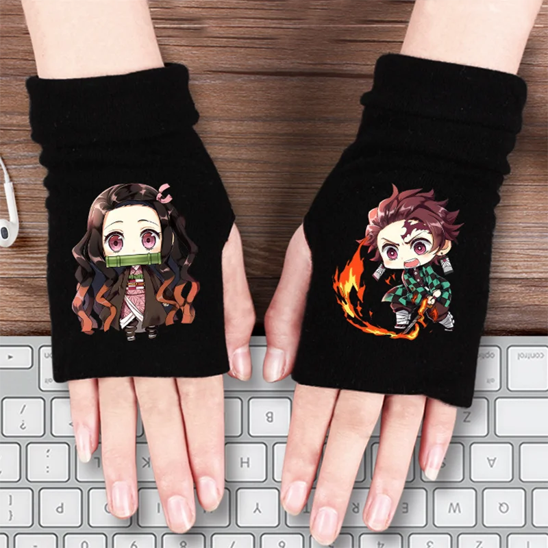 Anime Demon Slayer Gloves Cartoon Coloring Book Winter Warm Cotton Half Finger Gloves Student Gloves Can Be Customized 
Anime Demon Slayer Gloves Cartoon Coloring Book Winter Warm Cotton Half Finger Gloves Student Gloves Can Be Customized