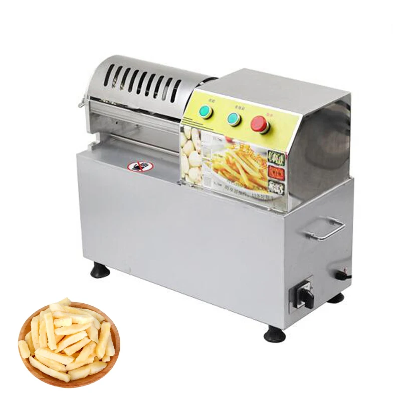Fully Automatic Vegetable Strip Pushing Machine Stainless Steel Electric French Fries Machine Commercial Potato Slicer
Fully Automatic Vegetable Strip Pushing Machine Stainless Steel Electric French Fries Machine Commercial Potato Slicer