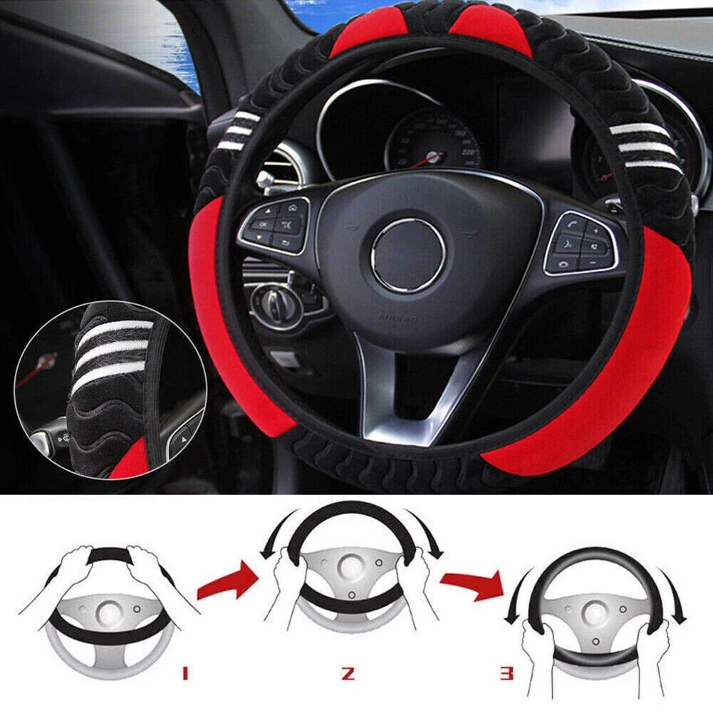 Brand New Steering Wheel Cover Cover Replacements Shock Absorption 38 Cm/15\\\\\\\" Accessories Non-Slip Prevent Slipping
Brand New Steering Wheel Cover Cover Replacements Shock Absorption 38 Cm/15\\\\\\\" Accessories Non-Slip Prevent Slipping