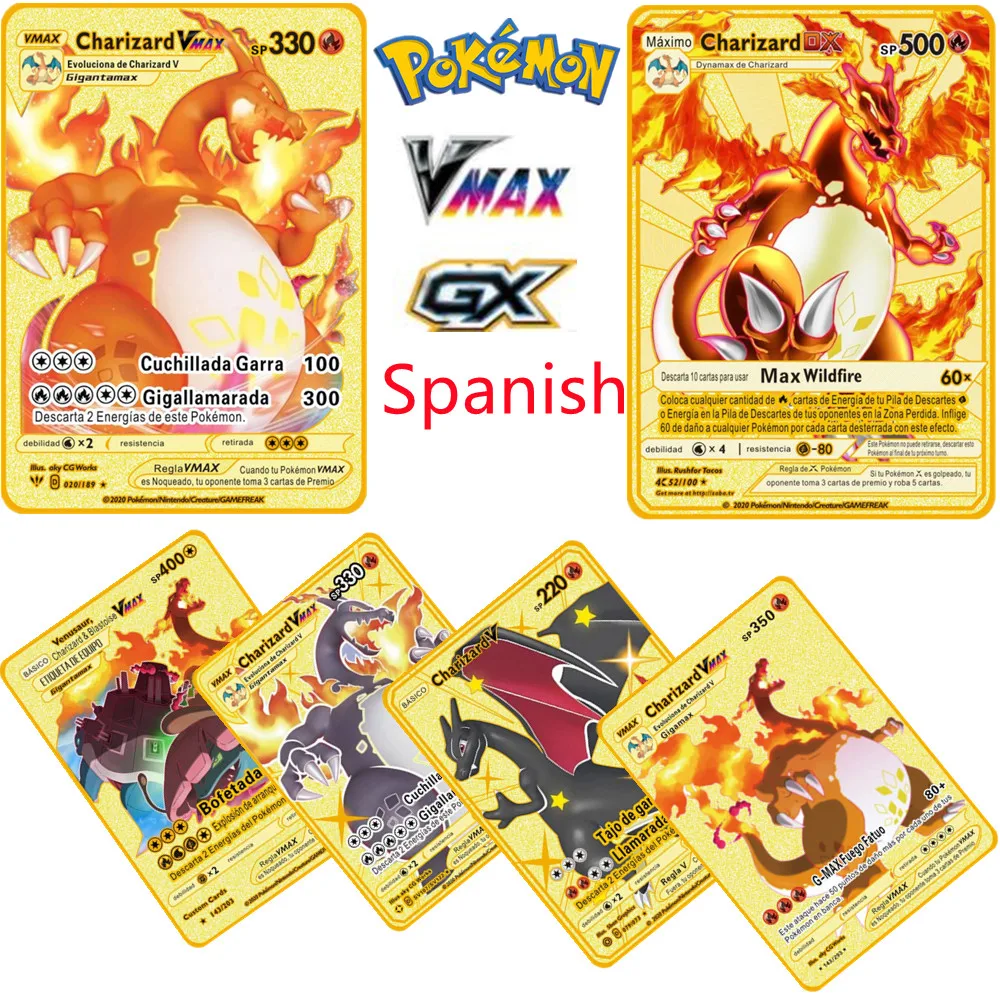 Карты Pokemon VMAX, 14 видов, Charizard Max, обычные металлические испанские металлические карты, коллекционная карточка-Hp 508 330, боевой подарок, игра, игр...
Карты Pokemon VMAX, 14 видов, Charizard Max, обычные металлические испанские металлические карты, коллекционная карточка-Hp 508 330, боевой подарок, игра, игр...