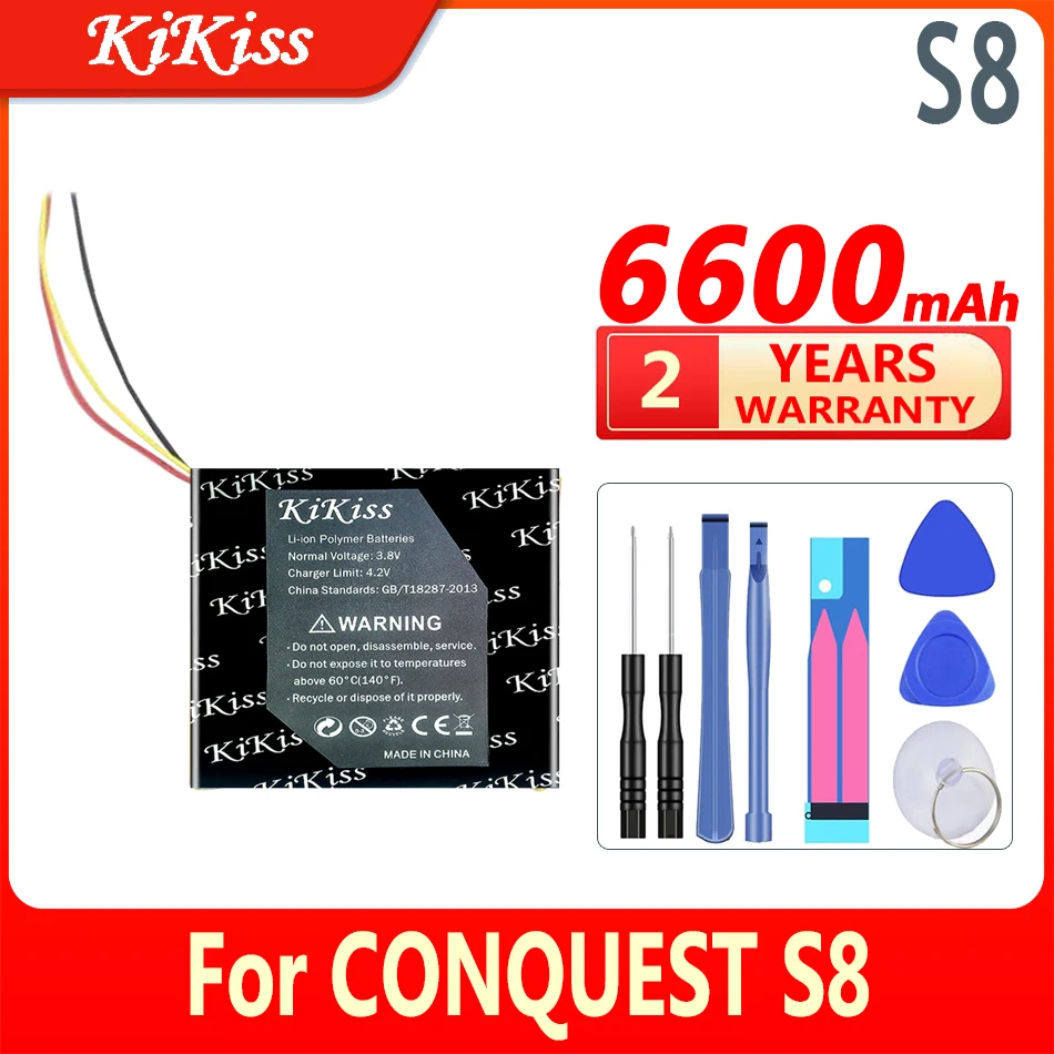 6600mAh KiKiss Powerful Battery S 8 For CONQUEST S8 Mobile Phone Batteries
6600mAh KiKiss Powerful Battery S 8 For CONQUEST S8 Mobile Phone Batteries