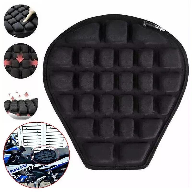 Motorcycle Seat Cushion 3D Comfort Gel Air Motorbike Pillow Pad Cover Shock Absorption Decompression Cooling Technology
Motorcycle Seat Cushion 3D Comfort Gel Air Motorbike Pillow Pad Cover Shock Absorption Decompression Cooling Technology
