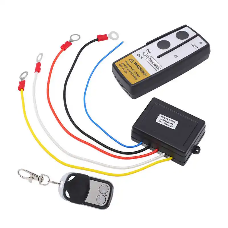 Winch Receiver DC12V 24V RC Winch Control Kit High Efficiency 434MHZ ABS Rubber with Key for Boat
Winch Receiver DC12V 24V RC Winch Control Kit High Efficiency 434MHZ ABS Rubber with Key for Boat