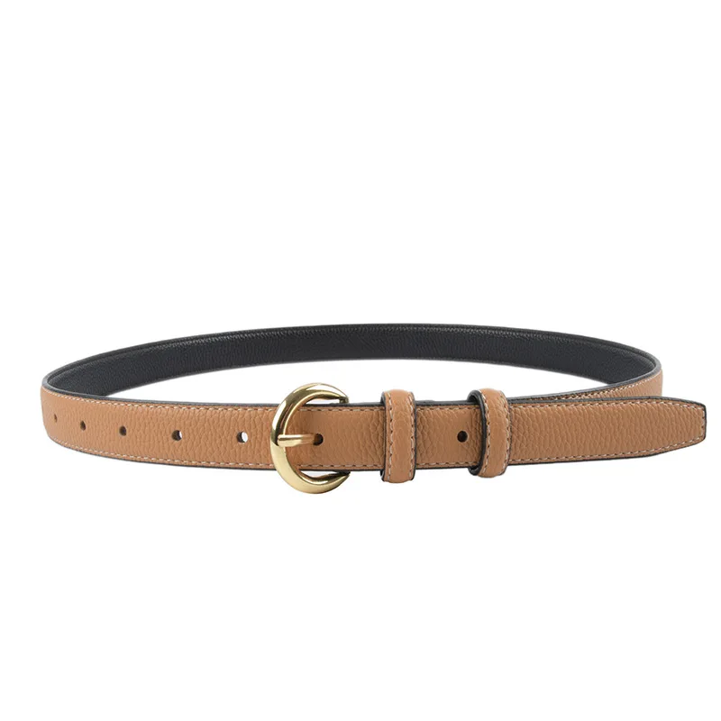 Luxury Top Layer Cowhide Lychee Grain Genuine Leather Women's Belt with High-end Feeling Belt Paired with Jeans and Casual Pants
Luxury Top Layer Cowhide Lychee Grain Genuine Leather Women's Belt with High-end Feeling Belt Paired with Jeans and Casual Pants