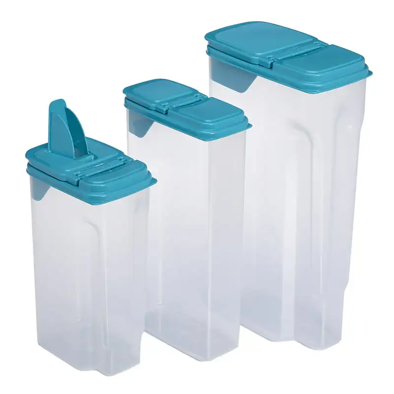 Food Storage Containers with Flip-Top Lids, Set of 3 small medium and large
Food Storage Containers with Flip-Top Lids, Set of 3 small medium and large