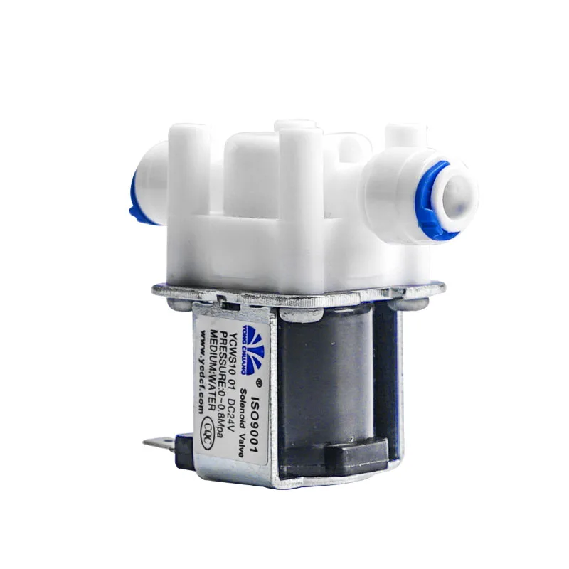 Solenoid Valve 24VDC 220V 1/4" NC Plastic for Water purification Water Inlet Flow Switch YCWS10-01
Solenoid Valve 24VDC 220V 1/4" NC Plastic for Water purification Water Inlet Flow Switch YCWS10-01