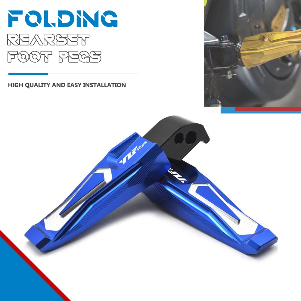 For YAMAHA YZFR25 YZF-R25 YZF R25 Motorcycle CNC Aluminum Rear Passenger Footrests Foot Rests Pegs Rear Pedals Peg
For YAMAHA YZFR25 YZF-R25 YZF R25 Motorcycle CNC Aluminum Rear Passenger Footrests Foot Rests Pegs Rear Pedals Peg