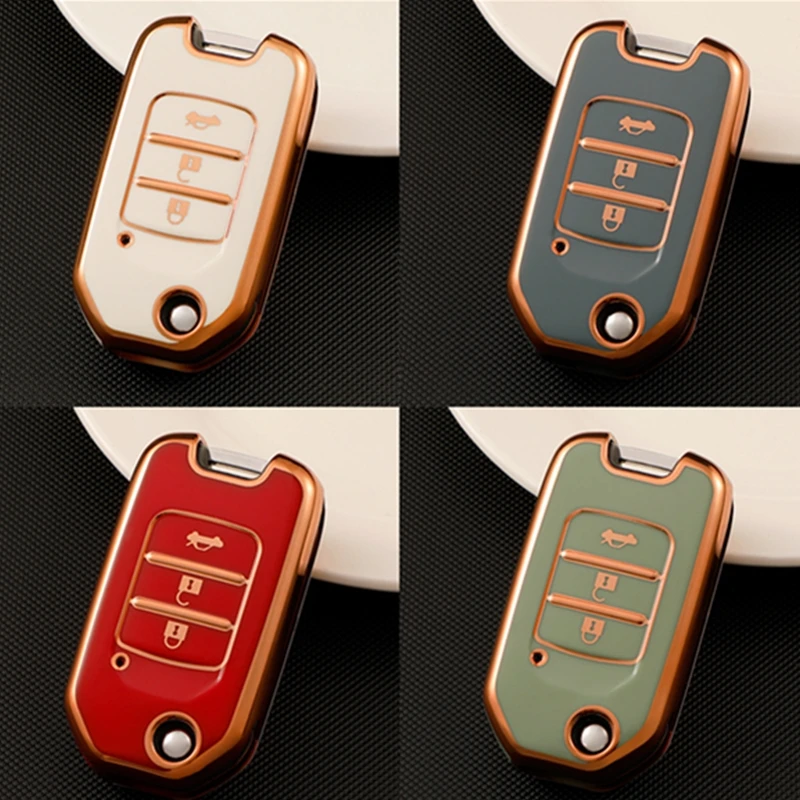 Plating TPU Car Key Case Shell Cover Fob For Honda Civic HRV CRV XRV CR-V Crider Odyssey Pilot Fit Accord Protector Accessories
Plating TPU Car Key Case Shell Cover Fob For Honda Civic HRV CRV XRV CR-V Crider Odyssey Pilot Fit Accord Protector Accessories