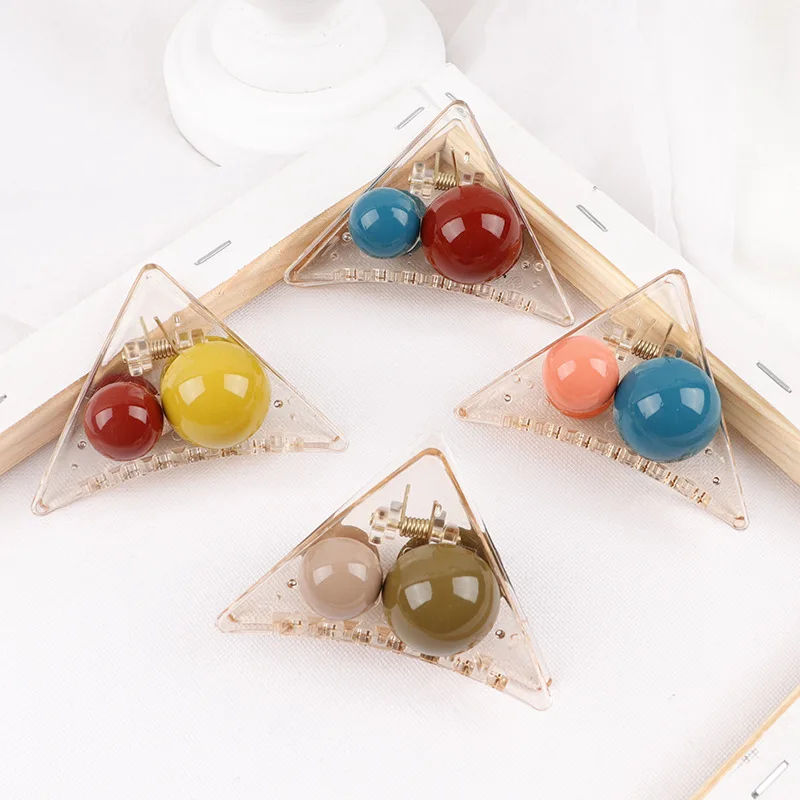 2023 Triangle Claw Clip For Women Colored acrylic Plastic Hair Claw Large Size Hair Clamps Claw Clip Crab For Hair Accessories
2023 Triangle Claw Clip For Women Colored acrylic Plastic Hair Claw Large Size Hair Clamps Claw Clip Crab For Hair Accessories