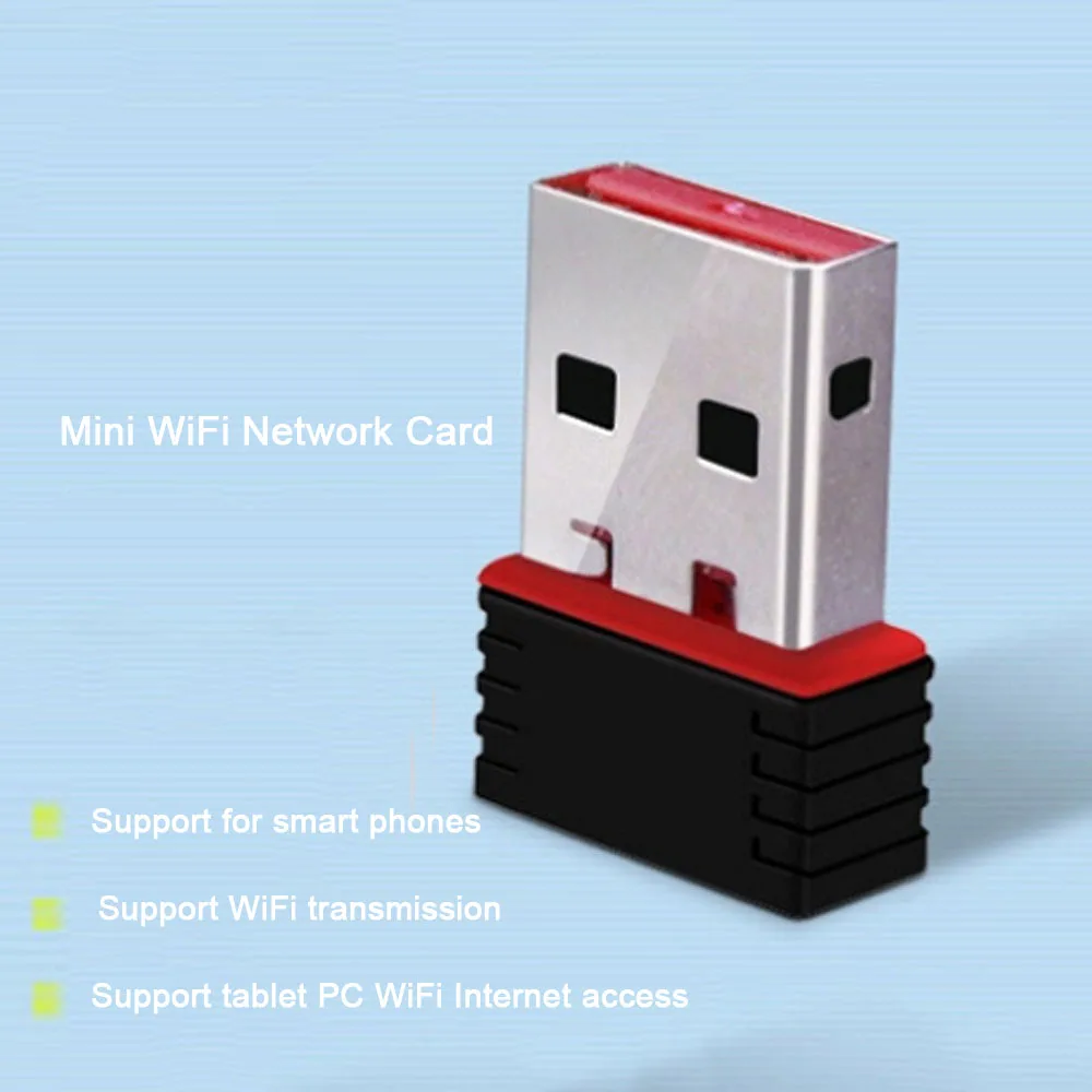 Wifi Adapter Mini Network Card USB 2.0 WiFi Wireless Adapter Network LAN Card 150Mbps 802.11 Ngb RTL8188 Adaptor For PC Desktop
Wifi Adapter Mini Network Card USB 2.0 WiFi Wireless Adapter Network LAN Card 150Mbps 802.11 Ngb RTL8188 Adaptor For PC Desktop