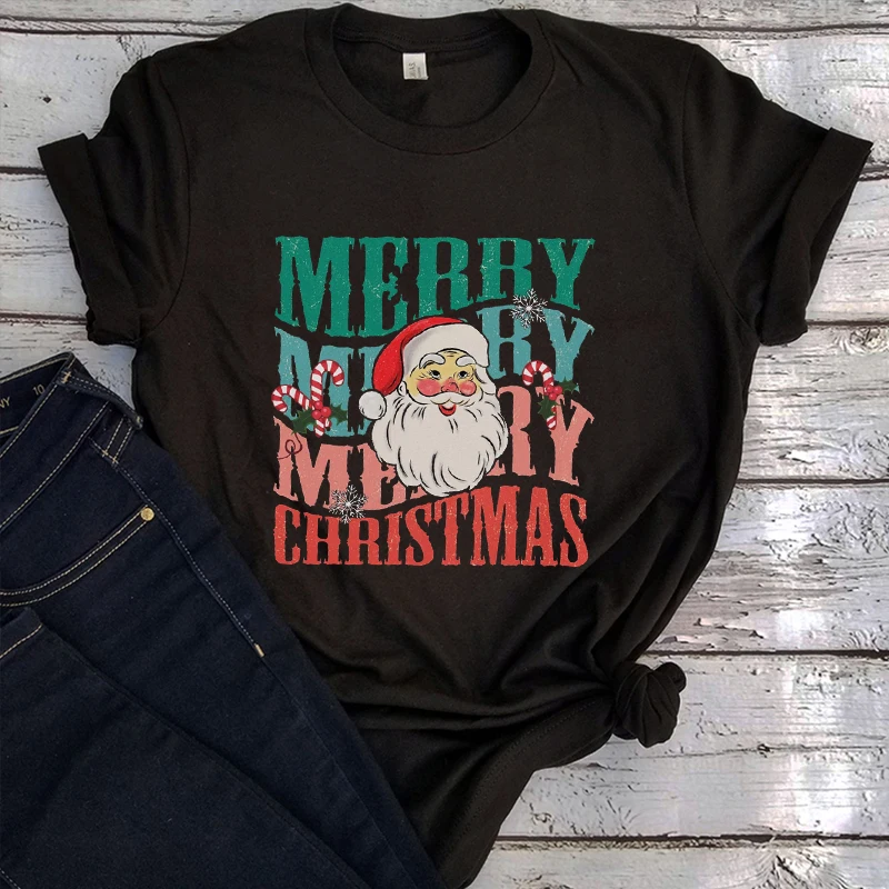 Женская рождественская рубашка, Винтажная футболка с Санта-Клаусом, ретро одежда для Санта-Клауса, Рождественская рубашка, Ретро футболка в... 
Женская рождественская рубашка, Винтажная футболка с Санта-Клаусом, ретро одежда для Санта-Клауса, Рождественская рубашка, Ретро футболка в...