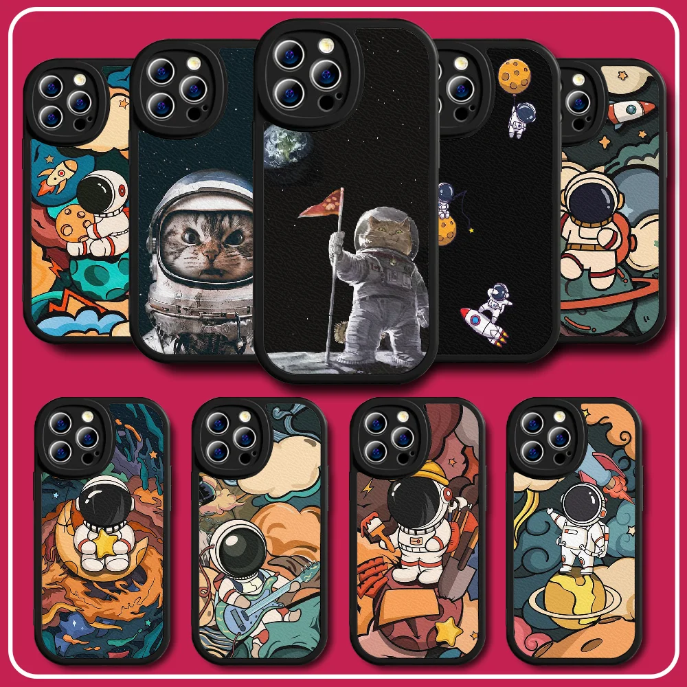 Cartoon Astronaut Art Silicone Lambskin Leather Phone Case For iPhone 7 8 11 12 13 14 Se X Xs Xr Pro Max Plus Mini Cover
Cartoon Astronaut Art Silicone Lambskin Leather Phone Case For iPhone 7 8 11 12 13 14 Se X Xs Xr Pro Max Plus Mini Cover