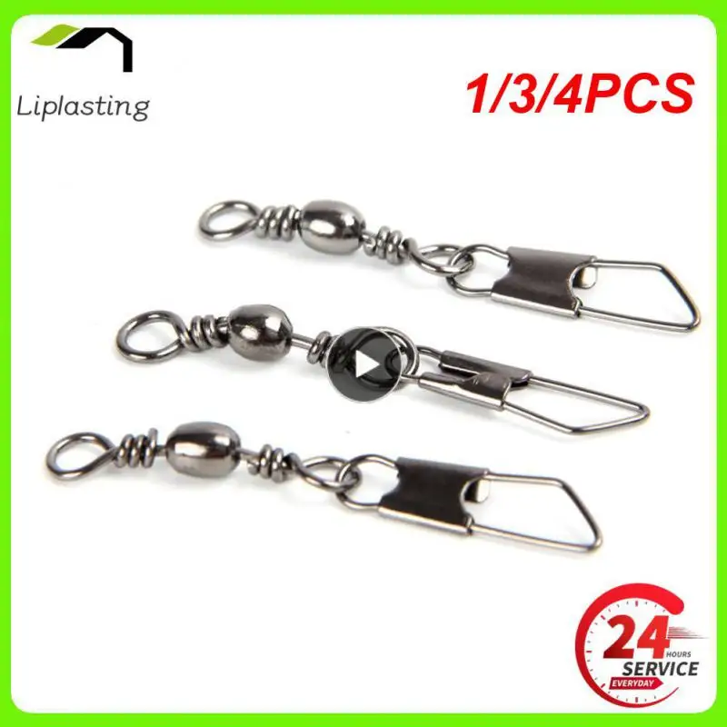 1/3/4PCS MeredithLot Fishing Connector Pin Bearing Rolling Swivel Stainless Steel with Snap Fishhook Lure Tackle Accessorie
1/3/4PCS MeredithLot Fishing Connector Pin Bearing Rolling Swivel Stainless Steel with Snap Fishhook Lure Tackle Accessorie