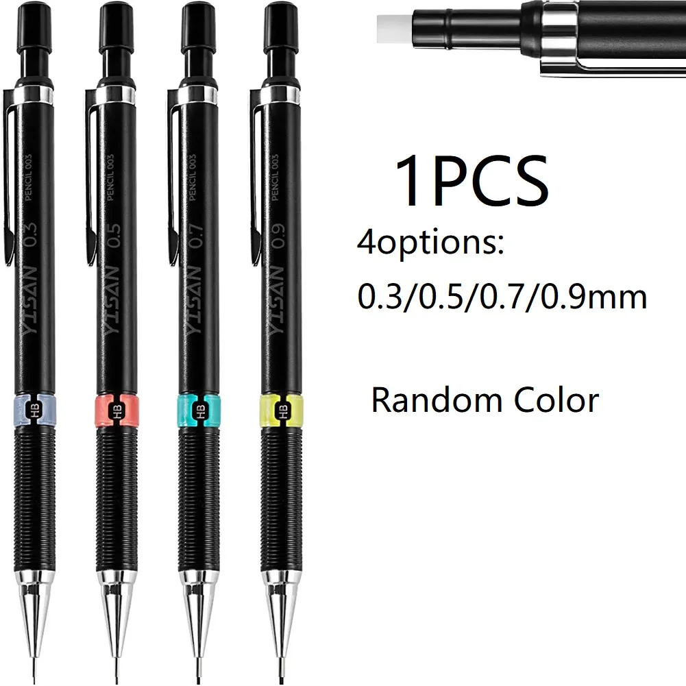 Student Automatic Mechanical Pencil 0.3/0.5/0.7/0.9mm For Kids Sketch Drawing School Supplies Stationery Writing Art Sketching
Student Automatic Mechanical Pencil 0.3/0.5/0.7/0.9mm For Kids Sketch Drawing School Supplies Stationery Writing Art Sketching