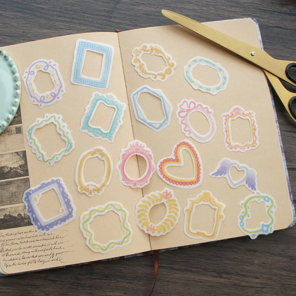 38pcs Colorful Watercolor Brush Frame Style Paper Sticker Scrapbooking DIY Gift Packing Label Decoration Tag
38pcs Colorful Watercolor Brush Frame Style Paper Sticker Scrapbooking DIY Gift Packing Label Decoration Tag