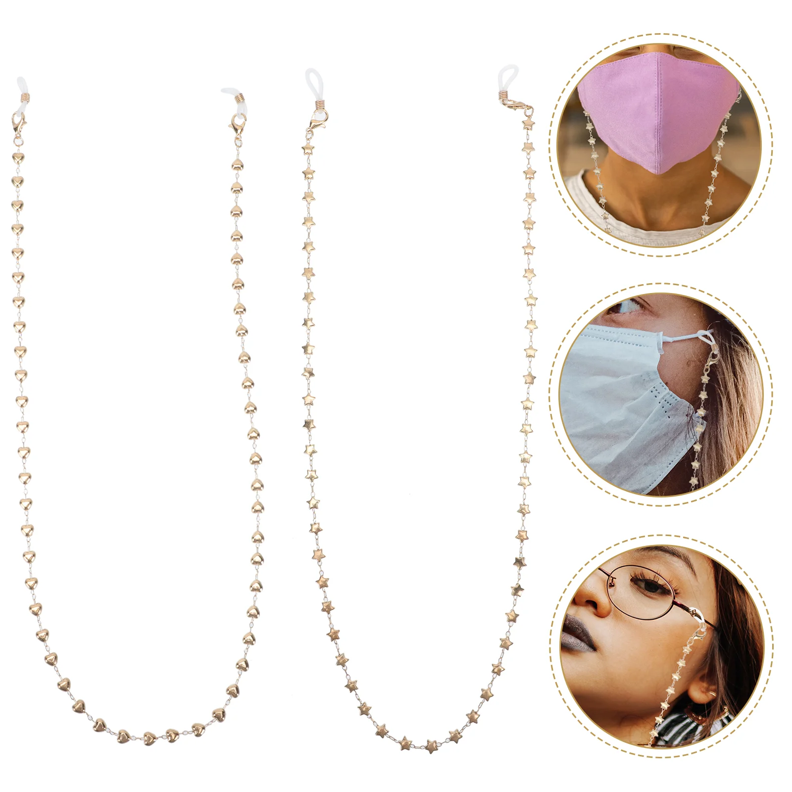 Chain Glasses Eye Eyeglasswomen Strap Retainer Lanyardholder Necklace Sunglasses Eyewear Golden Decor Heart Shape Wearalloy
Chain Glasses Eye Eyeglasswomen Strap Retainer Lanyardholder Necklace Sunglasses Eyewear Golden Decor Heart Shape Wearalloy