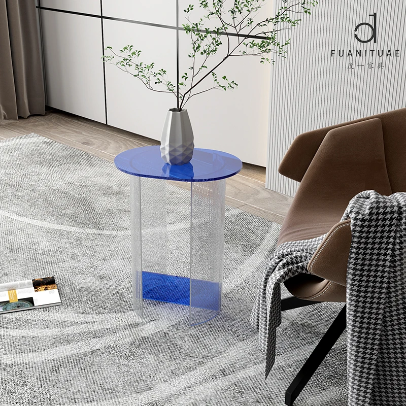 Transparent Acrylic Sofa Side Table Oval Light Luxury Home Corner Table Modern Minimalist Living Room Small Coffee Table
Transparent Acrylic Sofa Side Table Oval Light Luxury Home Corner Table Modern Minimalist Living Room Small Coffee Table