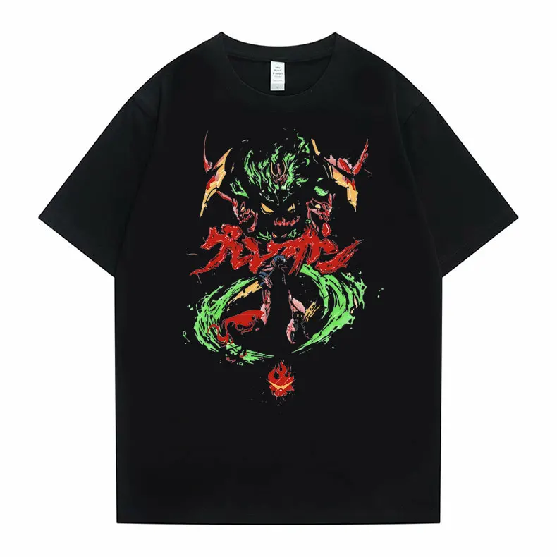 Anime Tengen Toppa Gurren Lagann Graphic Print T-shirt Tops Men's Vintage Streetwear Men Women Manga Cool Short Sleeve T-shirts
Anime Tengen Toppa Gurren Lagann Graphic Print T-shirt Tops Men's Vintage Streetwear Men Women Manga Cool Short Sleeve T-shirts