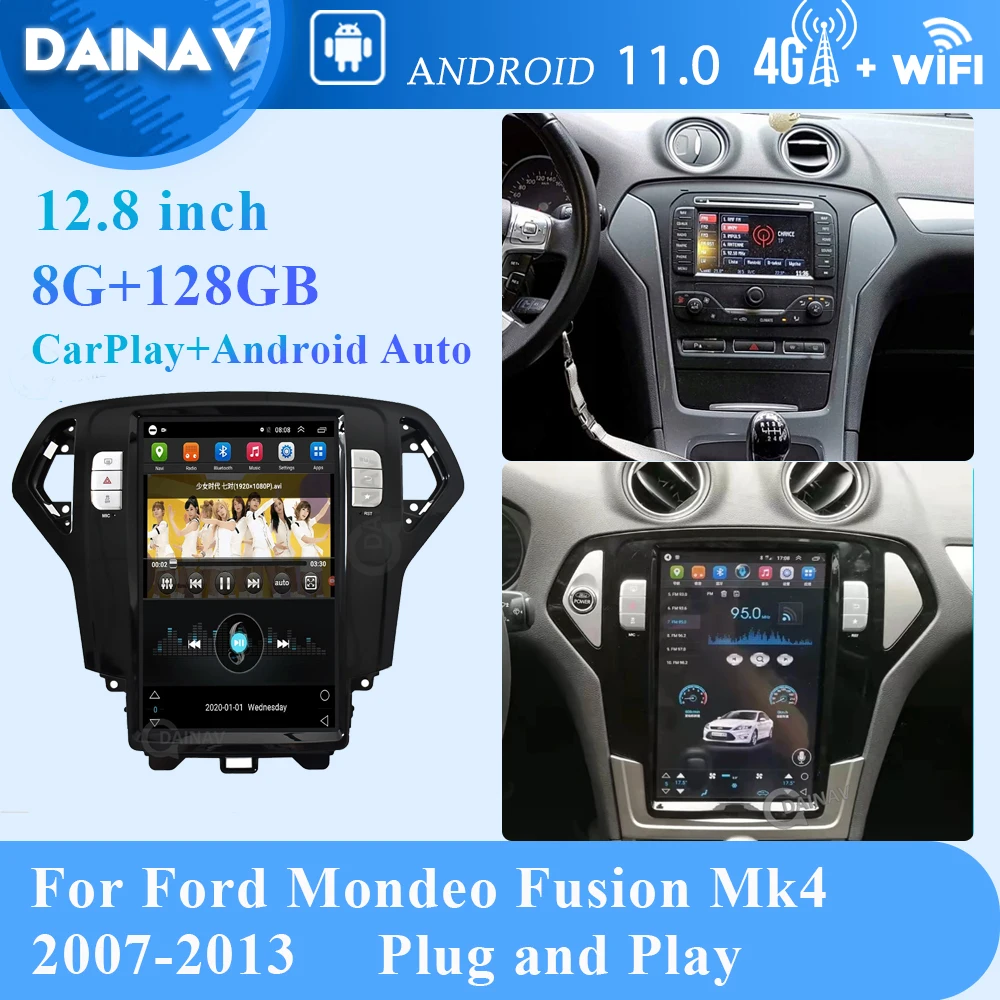 8+128GB Android 11 car audio For ford mondeo fusion mk4 2007-2013 GPS Navigation Car Multimedia android auto Google carplay
8+128GB Android 11 car audio For ford mondeo fusion mk4 2007-2013 GPS Navigation Car Multimedia android auto Google carplay
