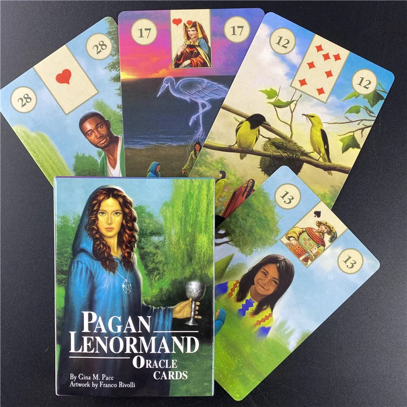Pagan Lenormand Oracle Cards English Version Mysterious Tarot Deck Divination Fate Party Entertainment Board Game Gameplay
Pagan Lenormand Oracle Cards English Version Mysterious Tarot Deck Divination Fate Party Entertainment Board Game Gameplay