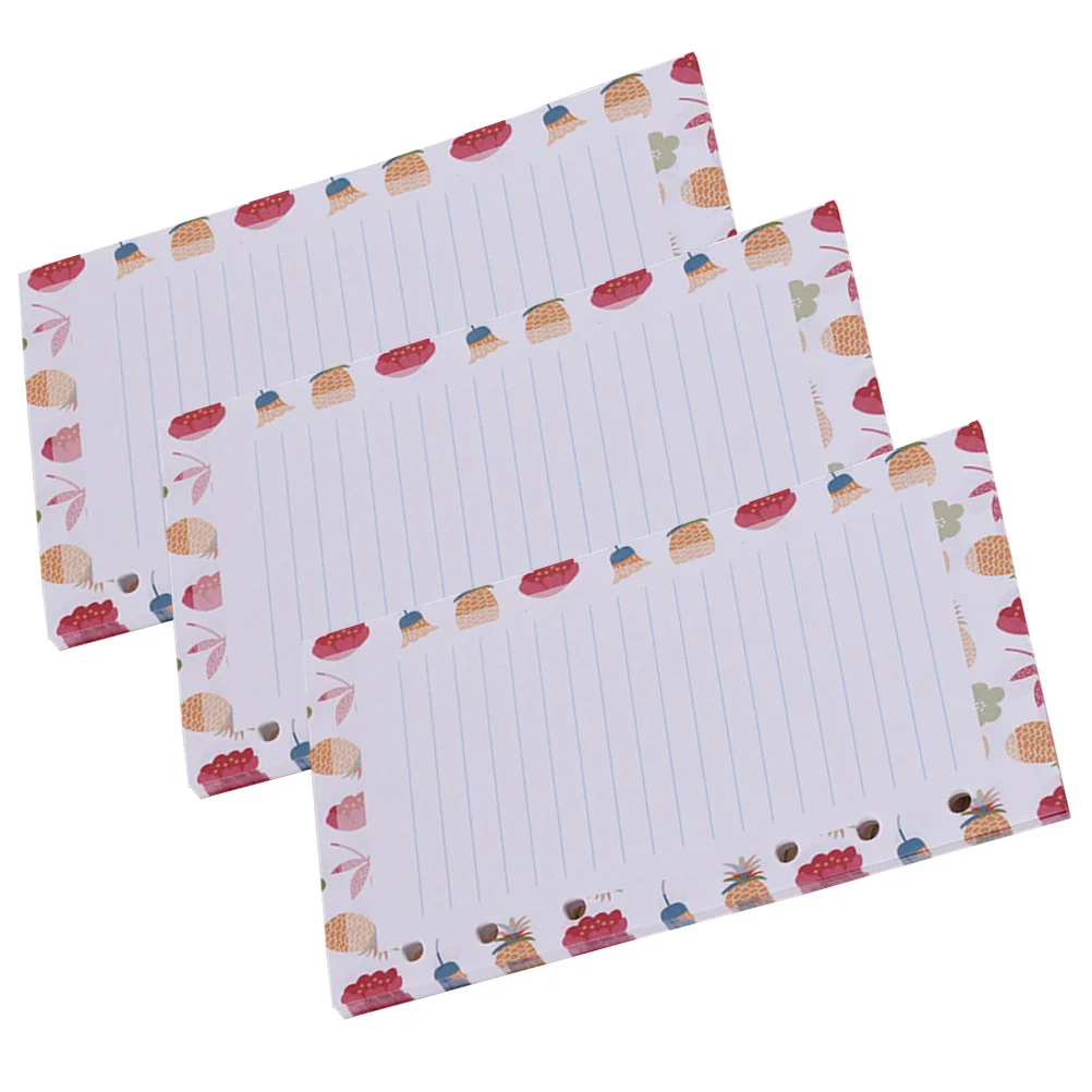 3 Books of Loose-leaf Notepad Refills Notebook Refills Notepad Paper Replacement Refills
3 Books of Loose-leaf Notepad Refills Notebook Refills Notepad Paper Replacement Refills