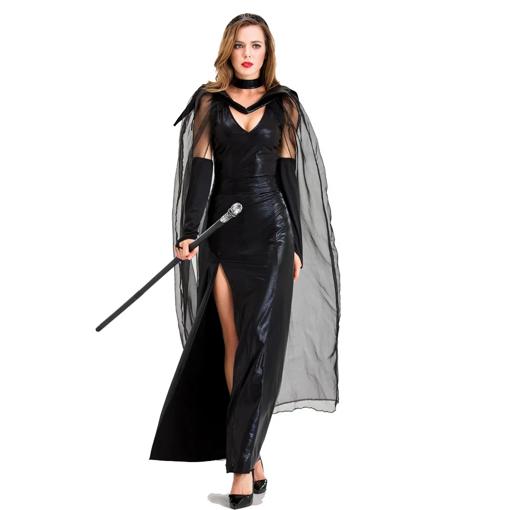 

Halloween Death Hell Goddess Devil Vampire Witch Costume Carnival Party Women Cosplay Uniform