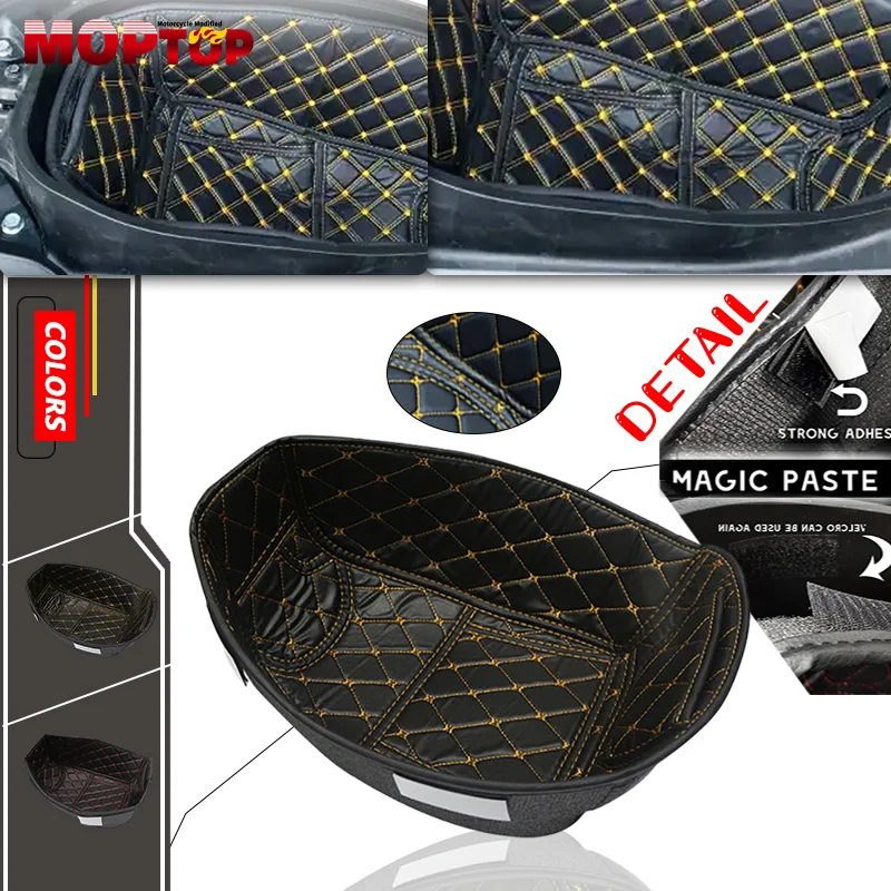 Motorcycle Accessories Storage Box Liner Luggage Tank Cover Protector Guard Seat Bucket Pad For YAMAHA NMAX 155 NMAX155 16-19 
Motorcycle Accessories Storage Box Liner Luggage Tank Cover Protector Guard Seat Bucket Pad For YAMAHA NMAX 155 NMAX155 16-19