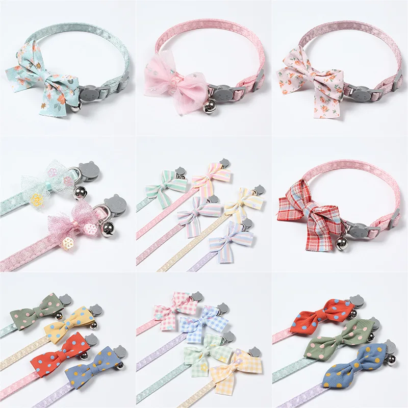 Ошейник для щенка с милым принтом, Регулируемый аксессуар на шею для питомца, с бантом, ювелирное изделие для маленьких собак
Ошейник для щенка с милым принтом, Регулируемый аксессуар на шею для питомца, с бантом, ювелирное изделие для маленьких собак
