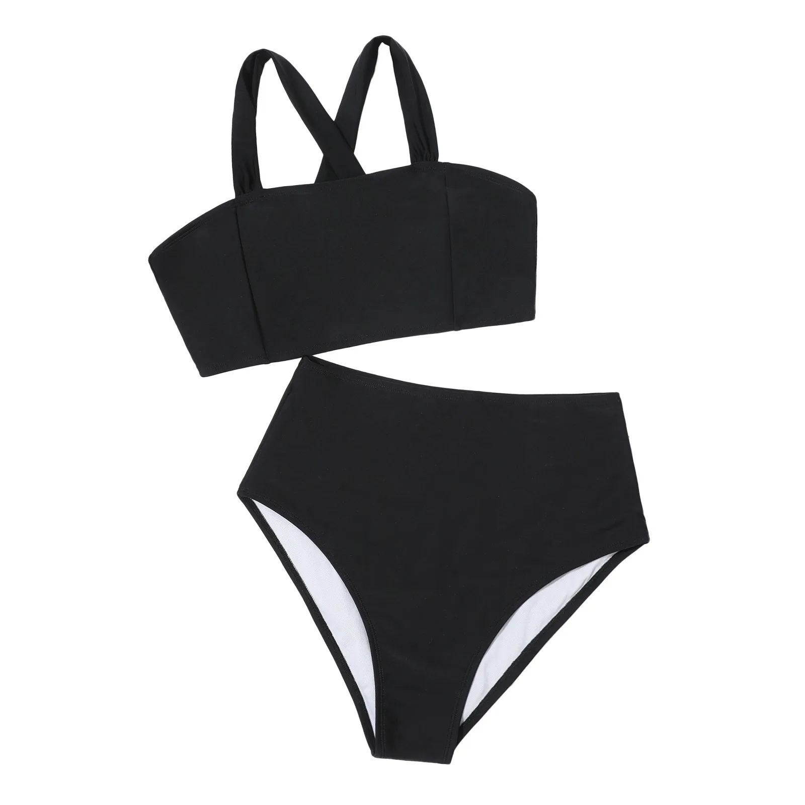Women Soild Print Bikinis Swimsuit Sexy High Waist Push Up Bikini Set Two Pieces Beach Bathing Romper Swimsuit Teen Swim Tops
Women Soild Print Bikinis Swimsuit Sexy High Waist Push Up Bikini Set Two Pieces Beach Bathing Romper Swimsuit Teen Swim Tops