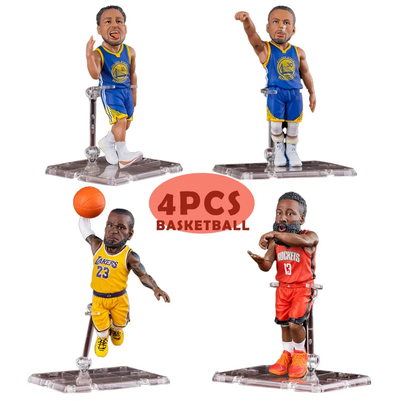4pcs Q Version Basketball Star Splash Brothers Stephen Curry Figure Dunking Harden Figurine Model Klay Thompson Figures Gifts
4pcs Q Version Basketball Star Splash Brothers Stephen Curry Figure Dunking Harden Figurine Model Klay Thompson Figures Gifts