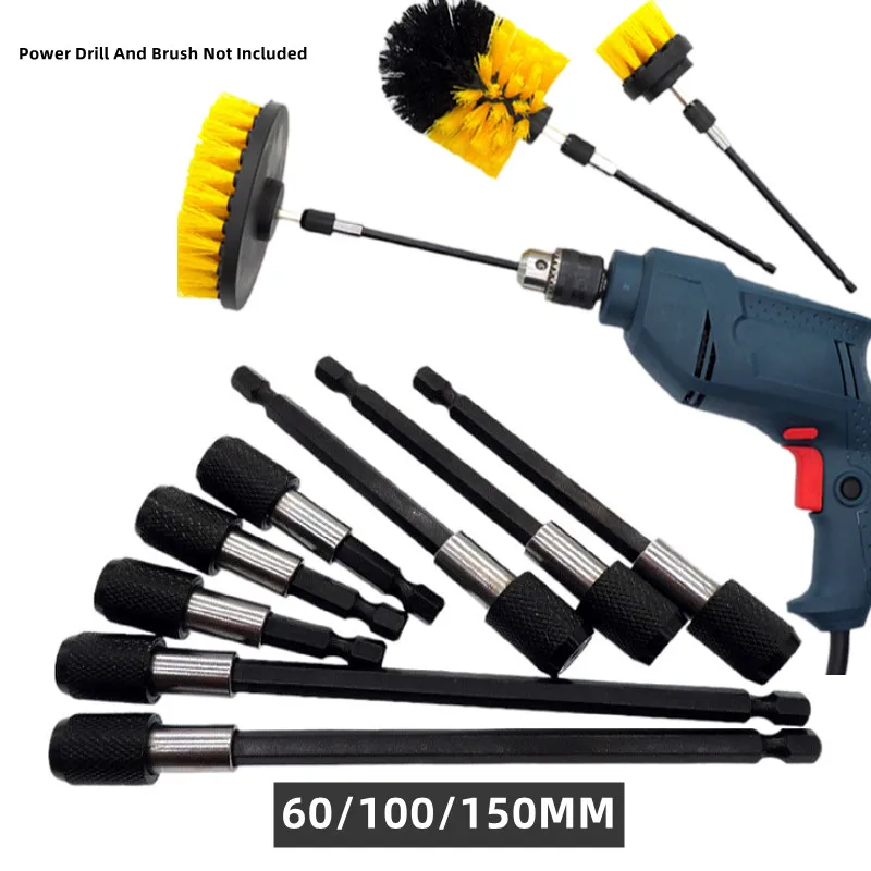 60/100/150mm 1/4" Batch Head Extension Rod Electric Drill Screwdriver Quick Transfer Lever Self-locking Extension Rod Hand Tools
60/100/150mm 1/4" Batch Head Extension Rod Electric Drill Screwdriver Quick Transfer Lever Self-locking Extension Rod Hand Tools