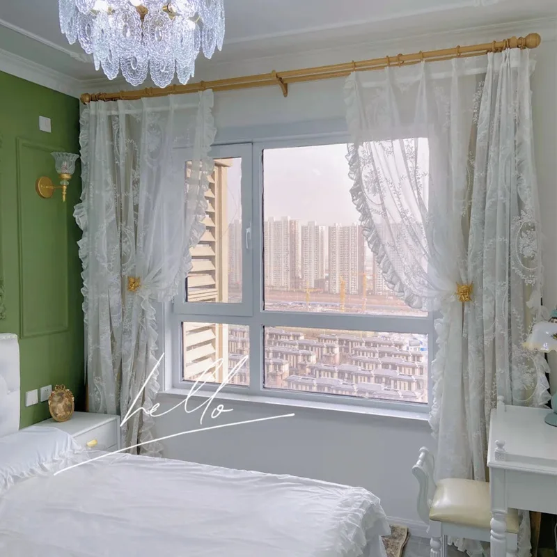 French Retro Lace Sissi Princess Gauze Rococo Classic Elegant Romantic Floating Yarn Curtains for Living Room Dining Bedroom
French Retro Lace Sissi Princess Gauze Rococo Classic Elegant Romantic Floating Yarn Curtains for Living Room Dining Bedroom