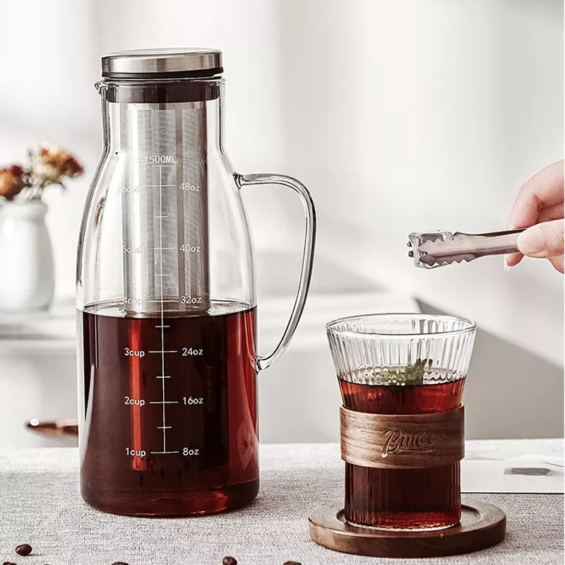 2022New Cold Brew Pot Sealed Silicone Lid Glass Hand Coffee Filter Pot Stainless Steel Strainer Tea pot Car Coffee Utensils
2022New Cold Brew Pot Sealed Silicone Lid Glass Hand Coffee Filter Pot Stainless Steel Strainer Tea pot Car Coffee Utensils