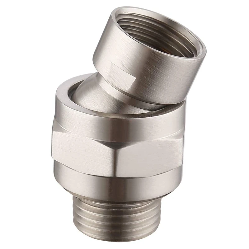 Shower Connector Ball Joint Shower Head Swivel Ball Adapter Brass Adjustable Shower Arm Extension Universal Component
Shower Connector Ball Joint Shower Head Swivel Ball Adapter Brass Adjustable Shower Arm Extension Universal Component