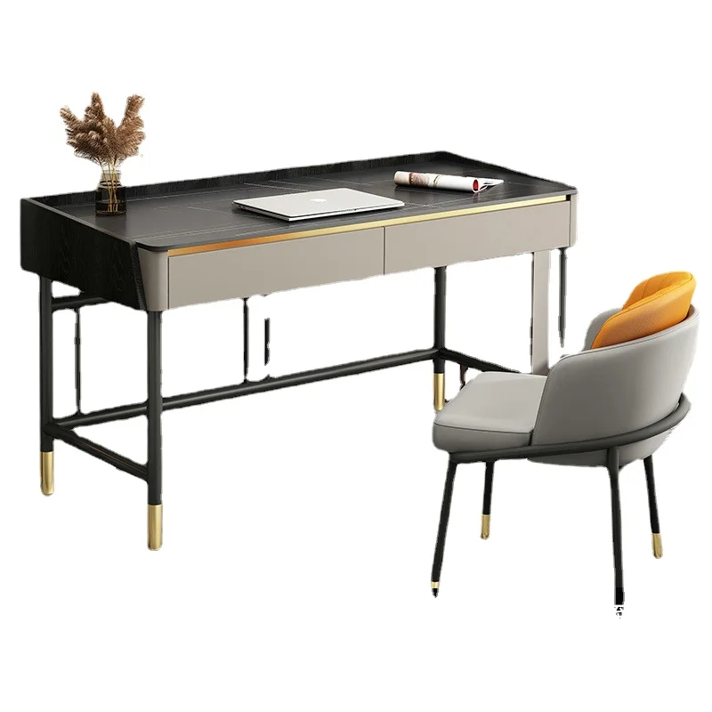 HXL Stone Plate Desk Modern Computer Desktop Desk Office Desk Student Household Bedroom Writing Desk
HXL Stone Plate Desk Modern Computer Desktop Desk Office Desk Student Household Bedroom Writing Desk