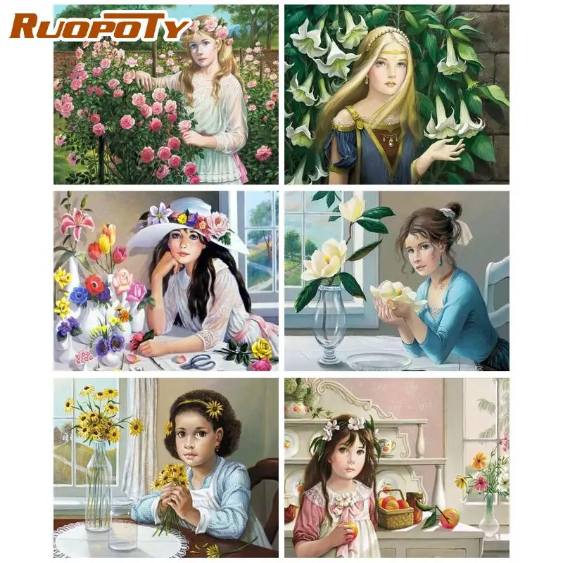 RUOPOTY 40x50cm Painting By Numbers On Canvas Girls Coloring By Numbers For Adults Gift For Handiwork Home Decor For Beginner
RUOPOTY 40x50cm Painting By Numbers On Canvas Girls Coloring By Numbers For Adults Gift For Handiwork Home Decor For Beginner