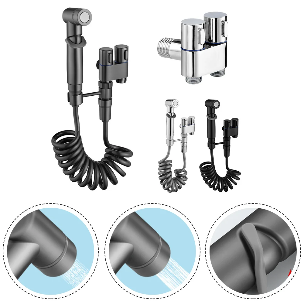 Toilet Bidet Shower Head Double Outlet Angle Valve Bathroom Accessories Bidet Toilet Companion Bathroom Shower Head
Toilet Bidet Shower Head Double Outlet Angle Valve Bathroom Accessories Bidet Toilet Companion Bathroom Shower Head