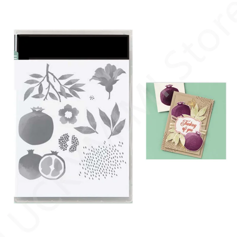 Pomegranate Clear Stamps and Metal Cutting Die For DIY Scrapbooking Photo Album Card Decoration Embossing Craft Stencil 2022 New
Pomegranate Clear Stamps and Metal Cutting Die For DIY Scrapbooking Photo Album Card Decoration Embossing Craft Stencil 2022 New