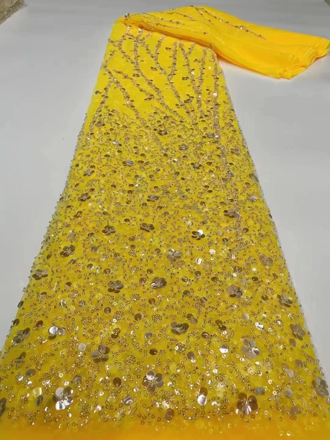Europe and the United States exquisite bead tube sequin embroidery mesh, fashion lace embroidery party dress fabric 5 yards
Europe and the United States exquisite bead tube sequin embroidery mesh, fashion lace embroidery party dress fabric 5 yards