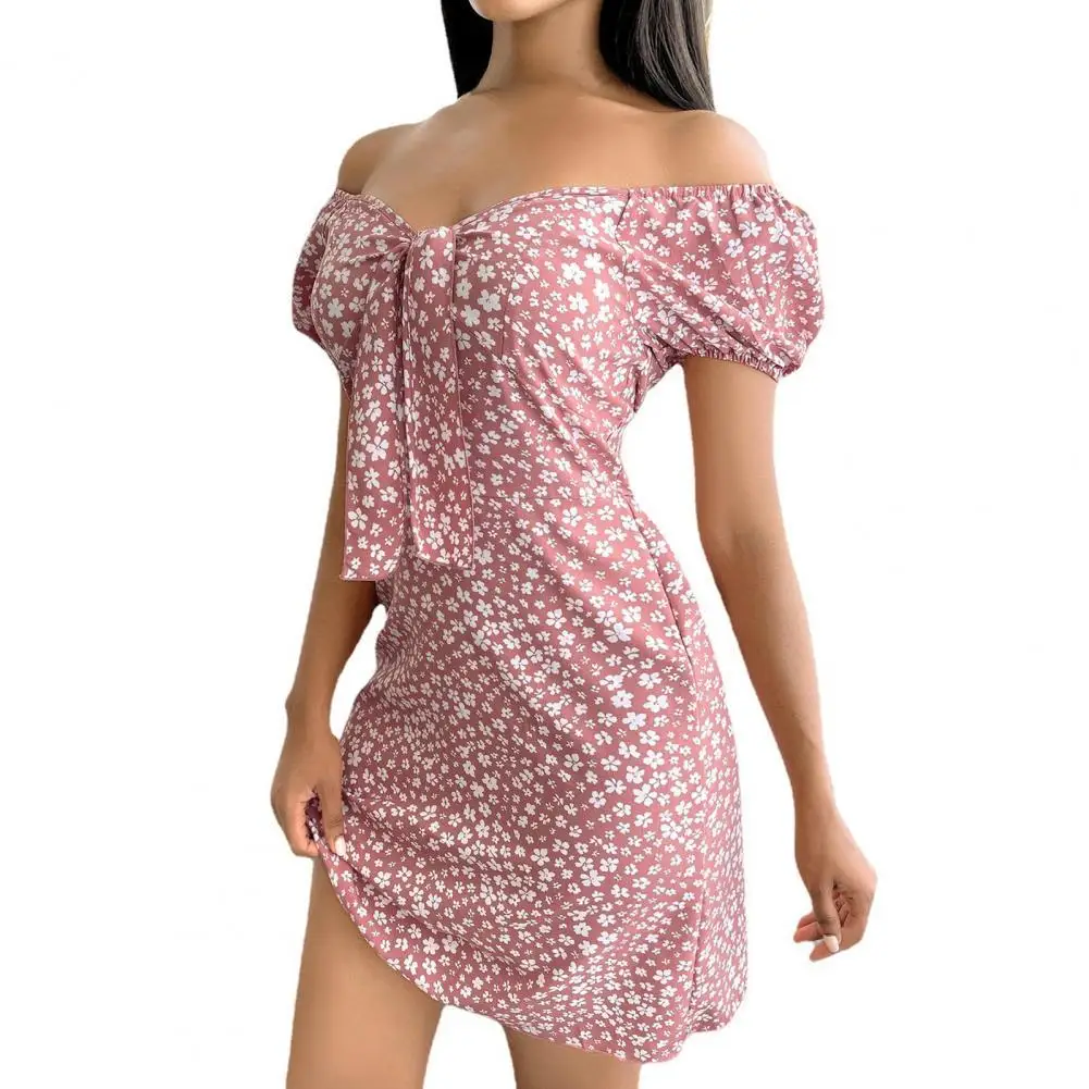 women Mini Dress Strapless Sweet Beach Dress Short Elastic Cuff Dress vestidos elegantes para mujer
women Mini Dress Strapless Sweet Beach Dress Short Elastic Cuff Dress vestidos elegantes para mujer
