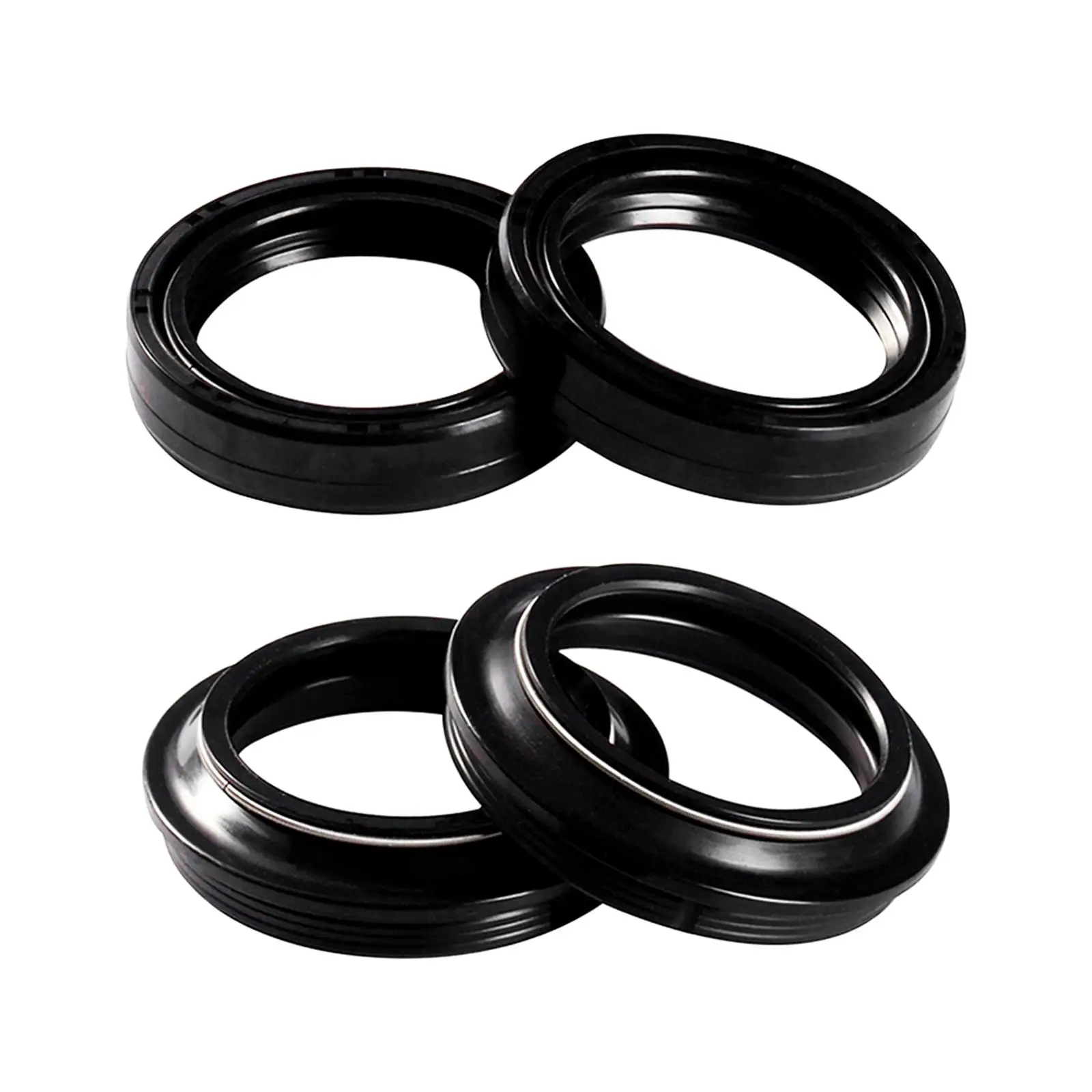 Motorcycle Front Fork Oil Seal Dust Seal Kit 43mmx54mmx11mm Direct Replacements for Honda CR500R Convenient Installation 
Motorcycle Front Fork Oil Seal Dust Seal Kit 43mmx54mmx11mm Direct Replacements for Honda CR500R Convenient Installation