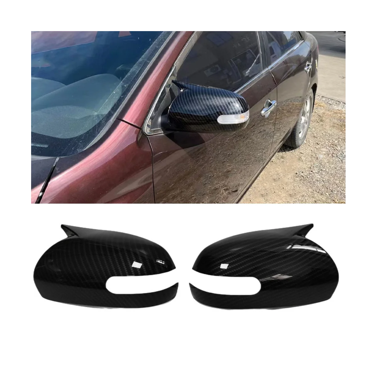Car Rearview Mirror Shell Trim for Kia K3 Forte 2009-2014 ABS Carbon Fiber Body Side Door Rearview Wing Ox Horn Cover
Car Rearview Mirror Shell Trim for Kia K3 Forte 2009-2014 ABS Carbon Fiber Body Side Door Rearview Wing Ox Horn Cover
