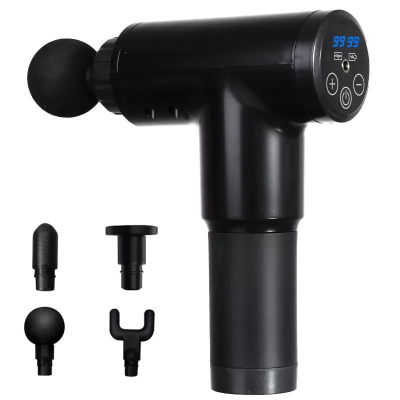 LCD Display Therapy Massage Gun 32 Gears Muscle Massager Pain Sport Massage Machine Relax Body Slimming Relief With 4 Heads
LCD Display Therapy Massage Gun 32 Gears Muscle Massager Pain Sport Massage Machine Relax Body Slimming Relief With 4 Heads